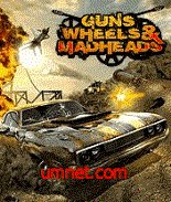 game pic for Guns Wheels Madheads 3D